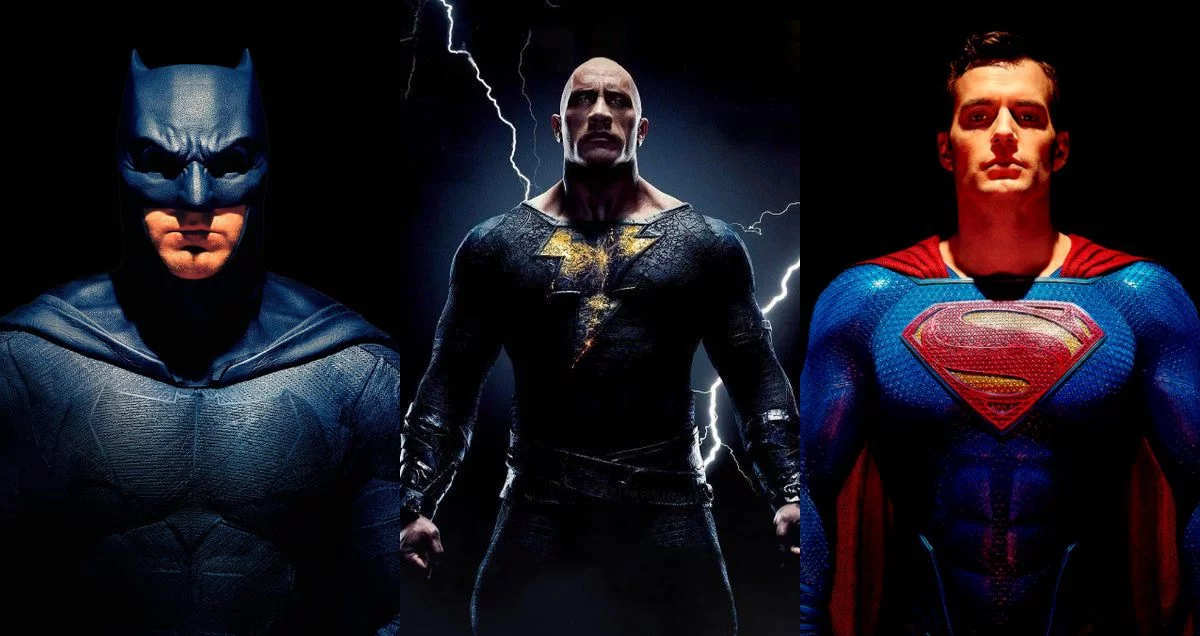 Black Adam z nową zapowiedzią, a w niej Batman, Superman i Harley Quinn!