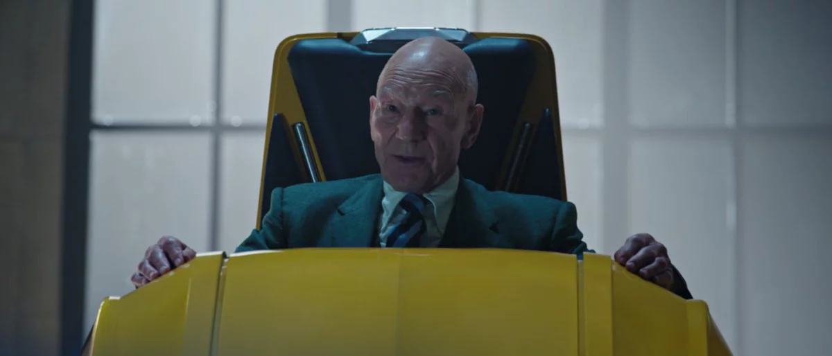 Patrick Stewart jako Profesor X za kulisami Doktora Strange'a 2