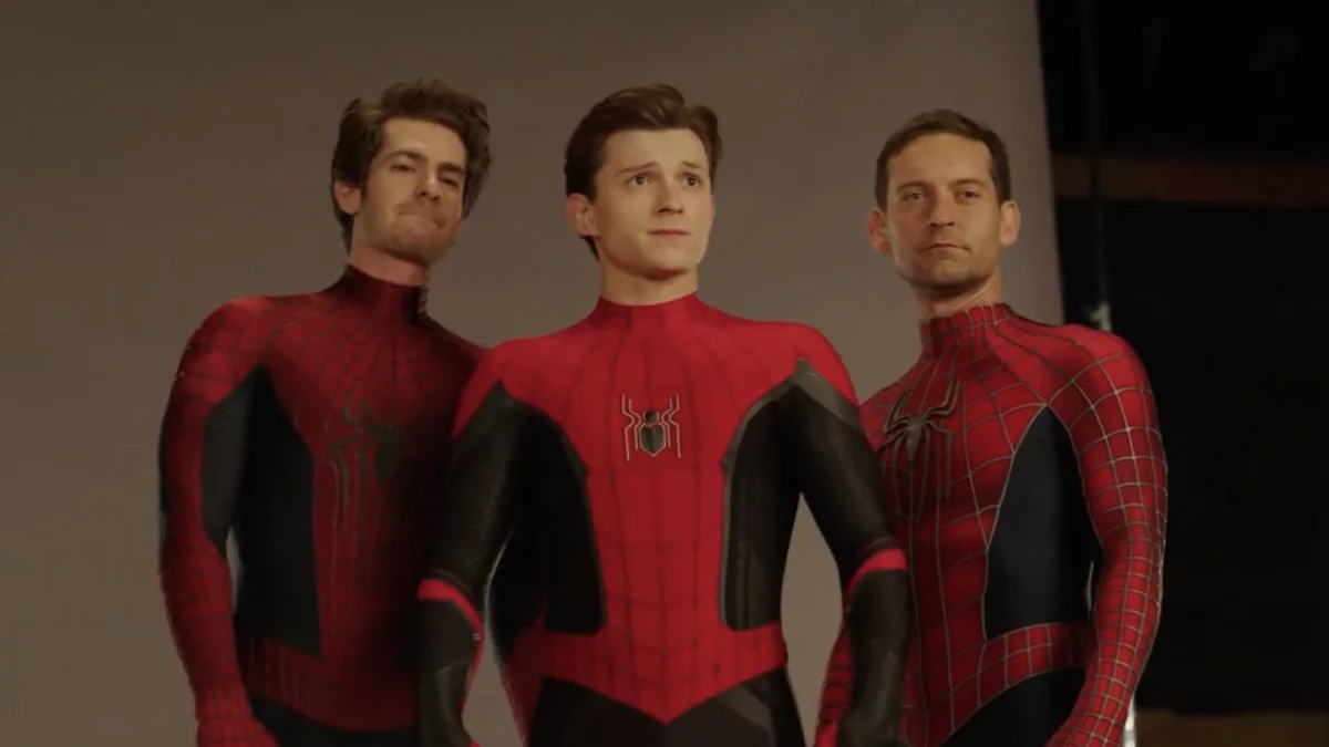 Tom Holland, Andrew Garfield i Tobey Maguire za kulisami Spider-Man: Bez drogi do domu!