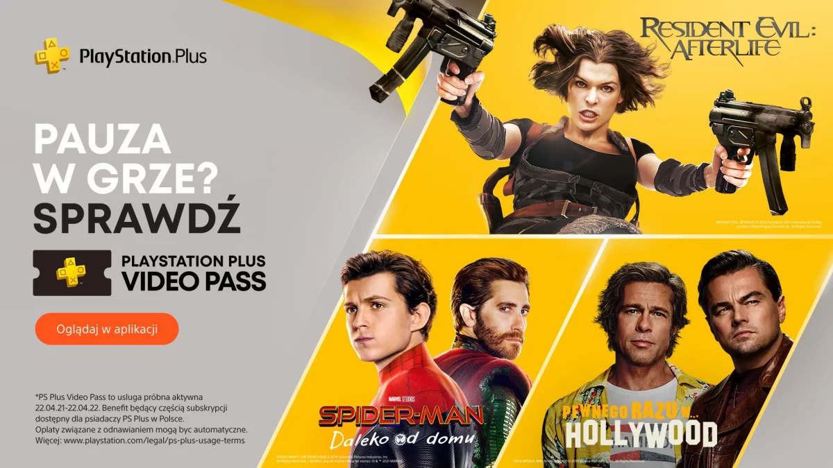 Nowe filmy i seriale od Sony Pictures Entertainment w PlayStation® Plus Video Pass