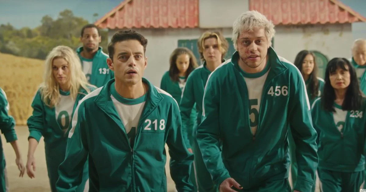 Squid Game - Rami Malek i Pete Davidson w parodii serialu!