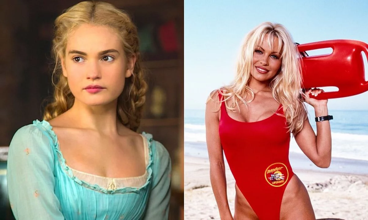 Nowe zdjęcia z Pam & Tommy. Lily James w ikonicznym kostiumie Pameli Anderson ze Słonecznego Patrolu!