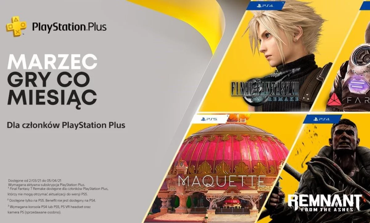 Marcowa oferta PlayStation Plus!