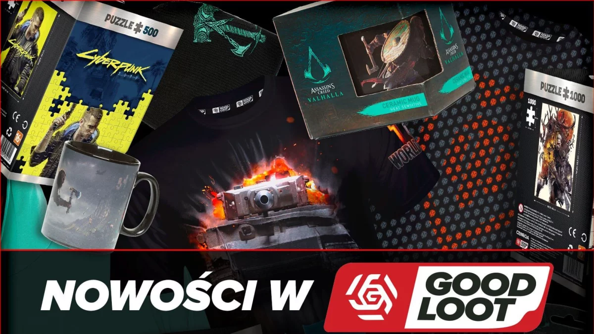 Nowe puzzle Cyberpunk 2077 oraz produkty na licencji Assassin's Creed Valhalla w ofercie Good Loot!