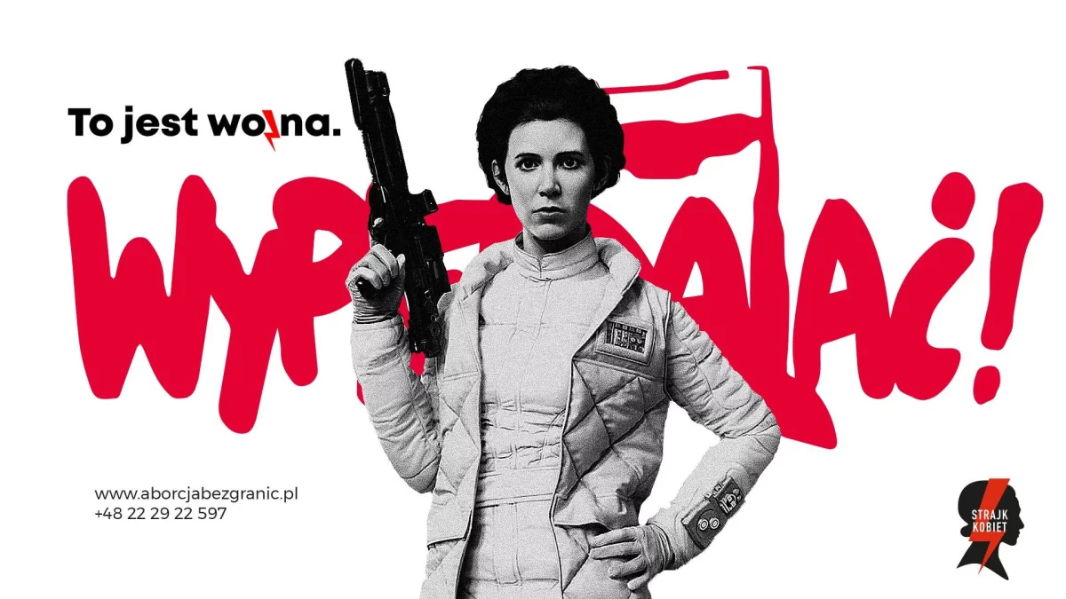 Księżniczka Leia i Furiosa dołączają do Strajku Kobiet na plakatach Jarka Kubickiego!