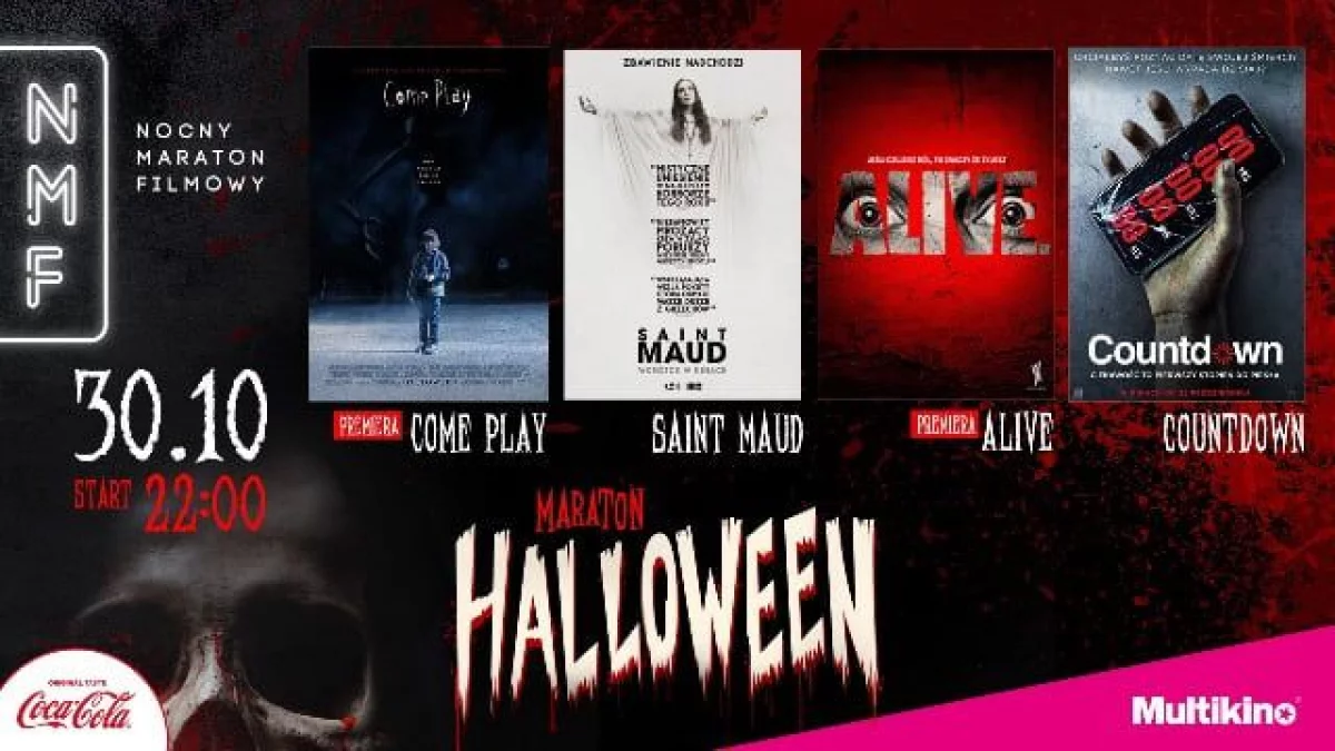 Maraton Halloween 30 października w Multikinie