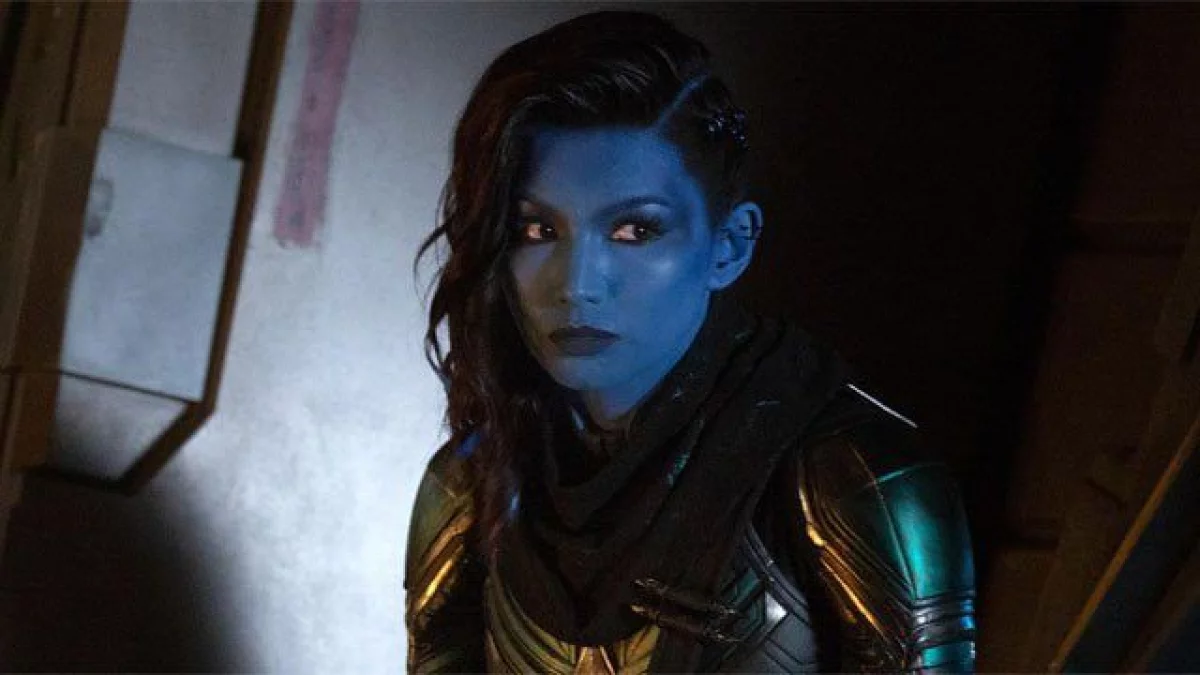 Kapitan Marvel - alternatywne szkice koncepcyjne jednej z postaci drugoplanowych