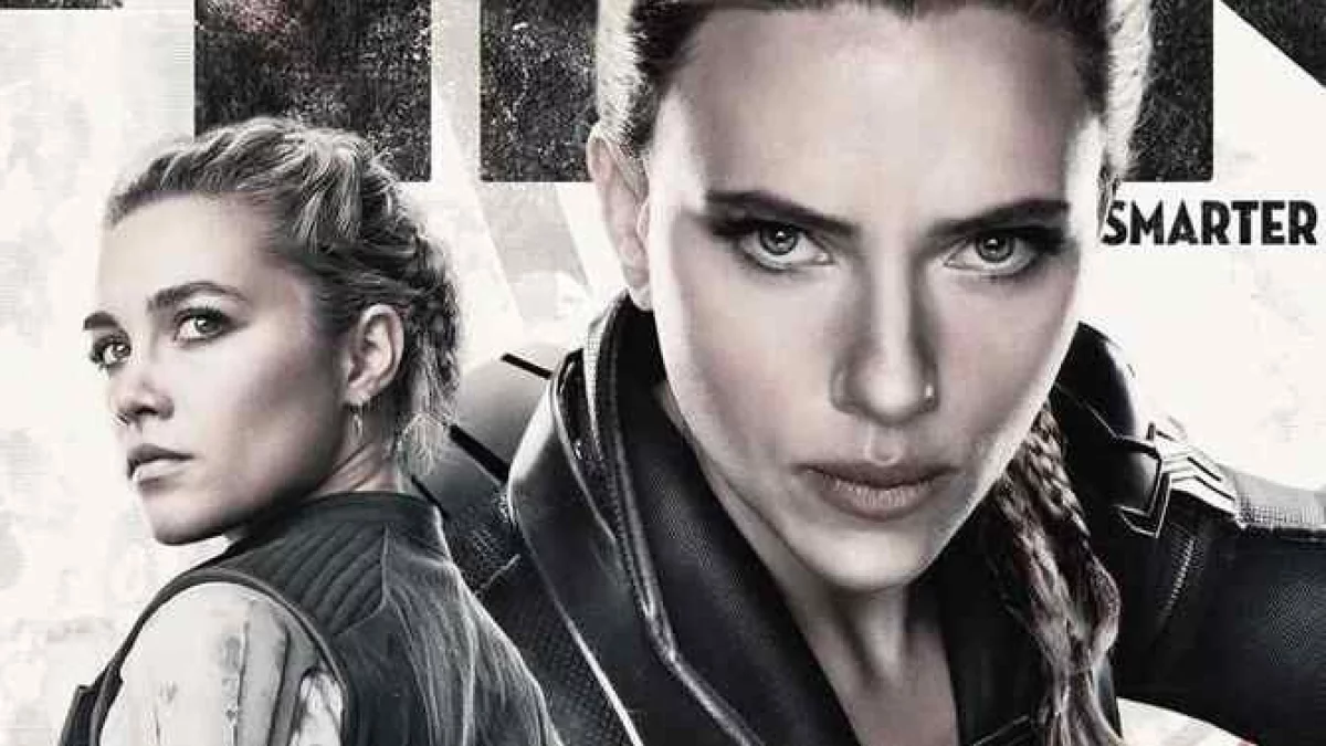 Czarna Wdowa - bohaterowie filmu Marvela na okładce magazynu