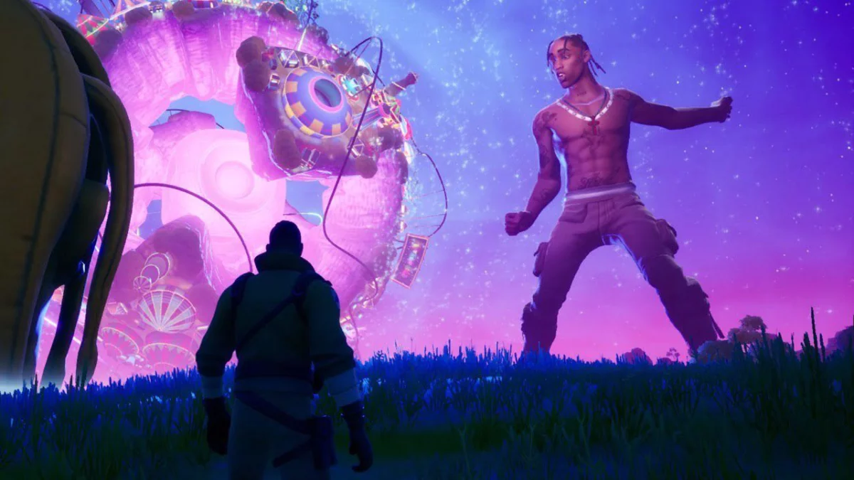 Travis Scott w Fortnite. Zobaczcie nagranie z widowiskowego koncertu!