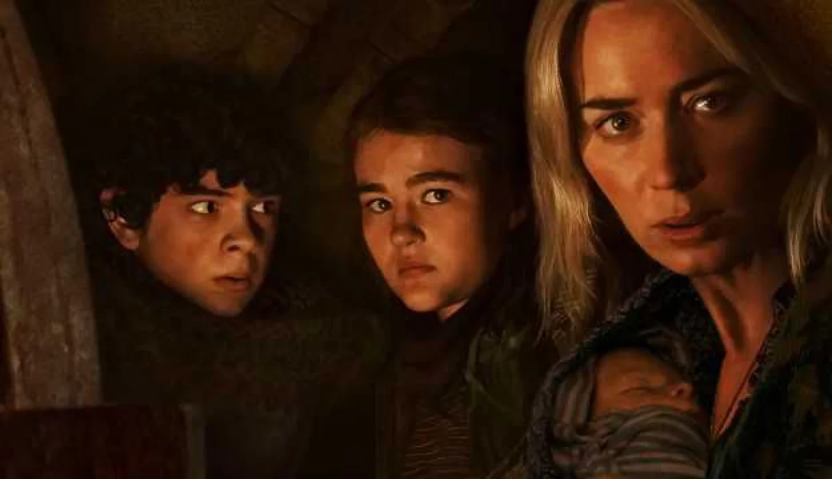 Ciche miejsce 2 - Emily Blunt chroni swoją rodzinę na nowym plakacie