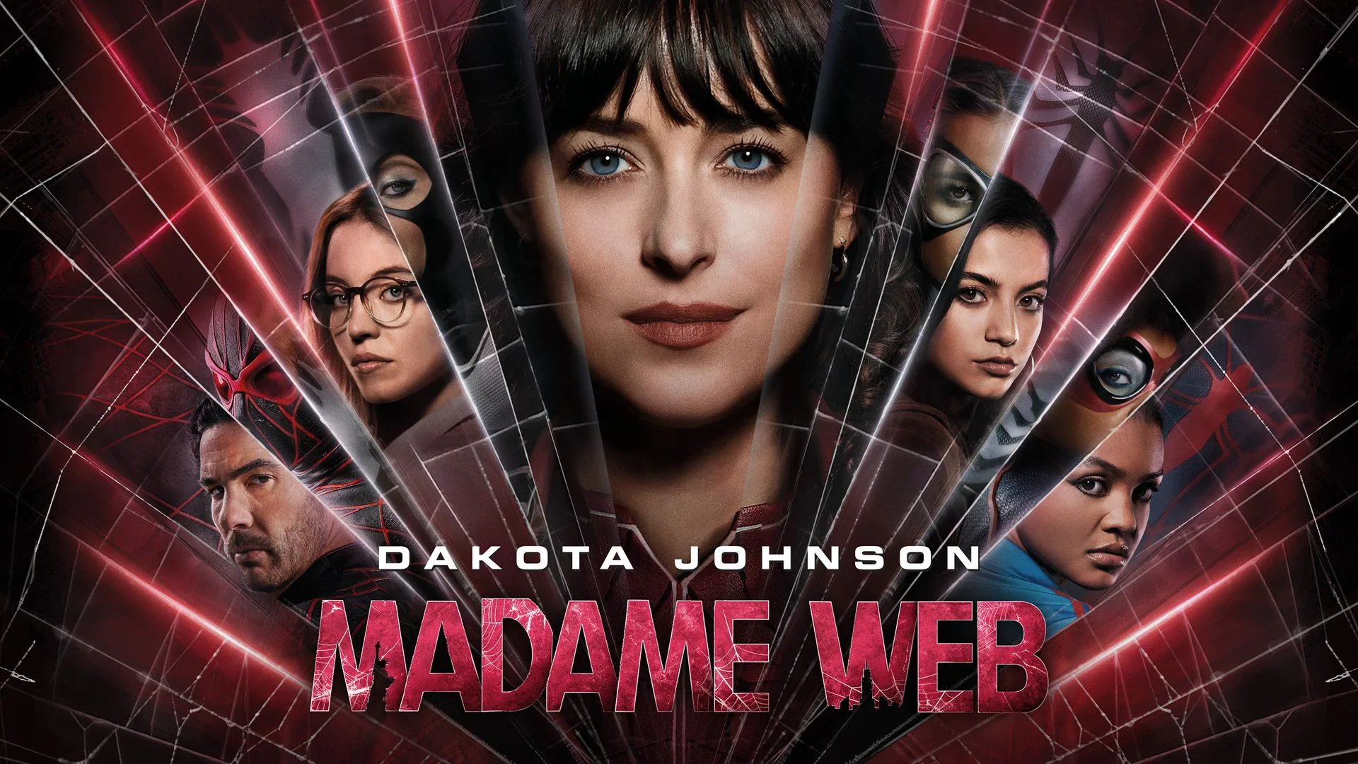 Madame Web do kupienia lub wypożyczenia w serwisach VOD: Amazon Prime, Google Play, iTunes