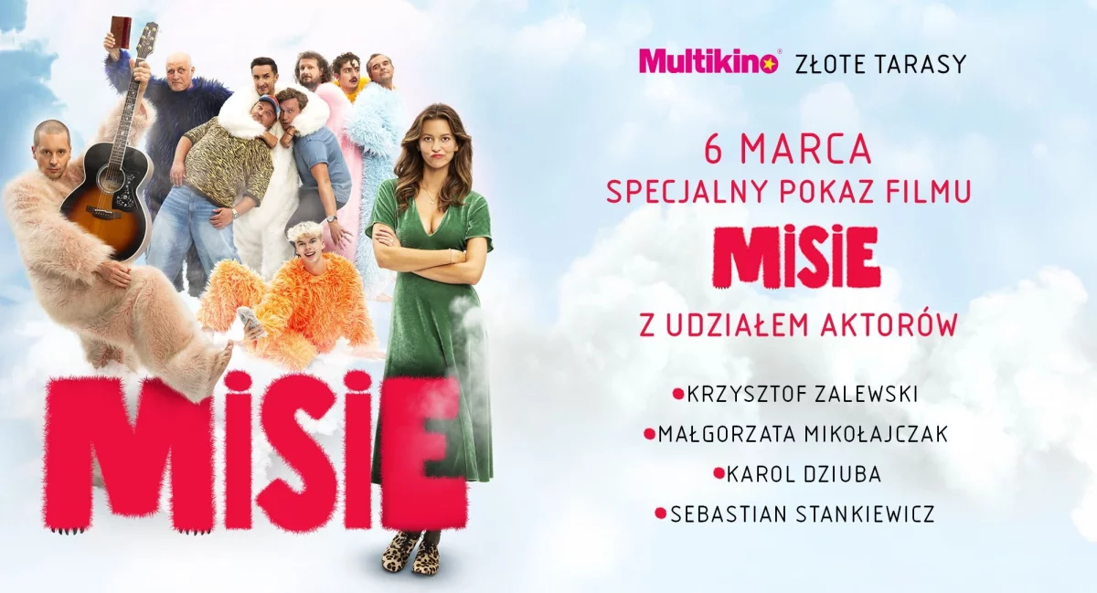 Obejrzyj Misie z Zalewskim, Dziubą i Stankiewiczem w Multikinie!