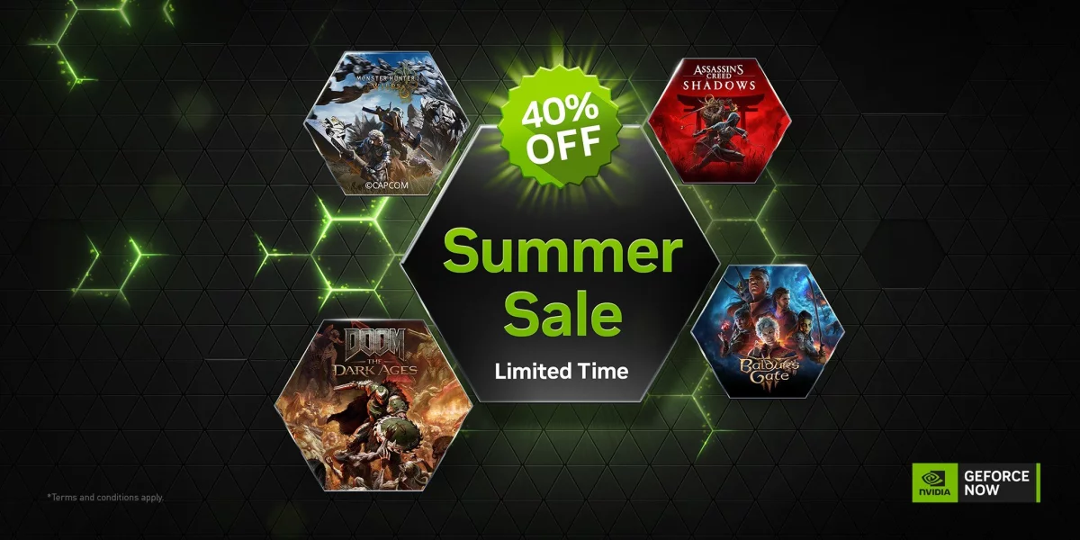 GeForce NOW z 40% rabatem na półroczną subskrypcję Performance. 11 nowych tytułów w usłudze