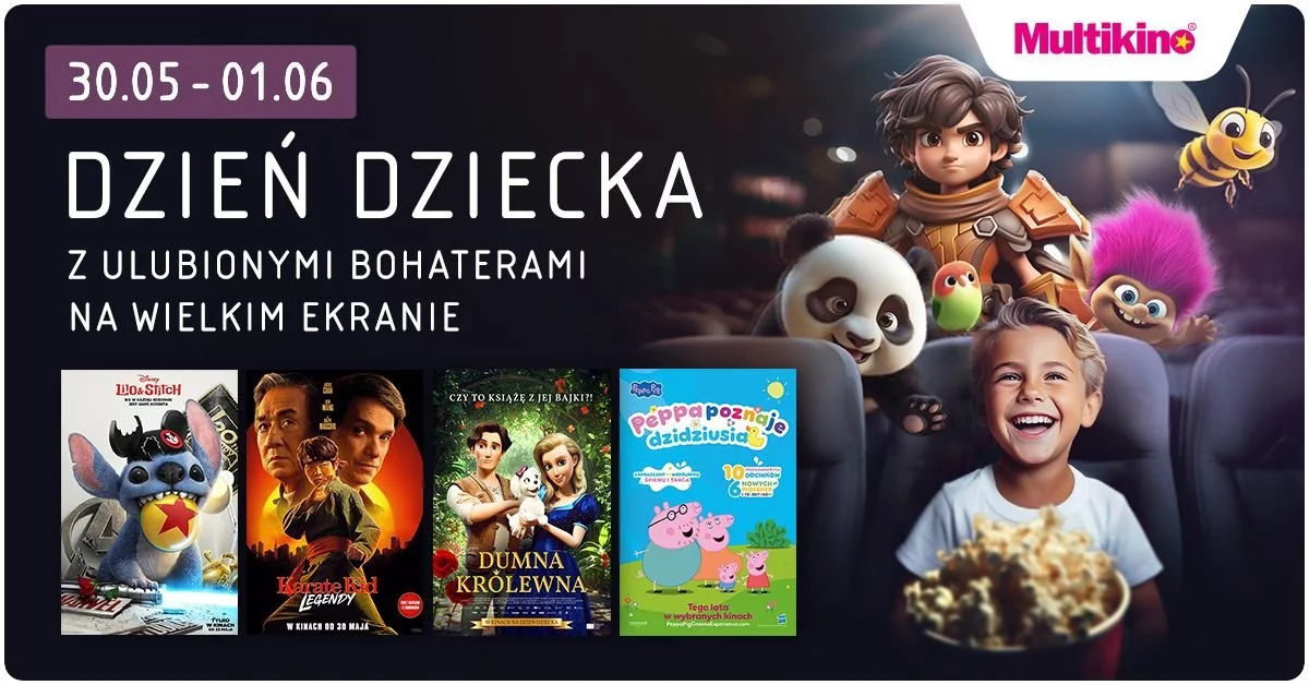 Dzień Dziecka w Multikinie: ulubieni bohaterowie czekają!