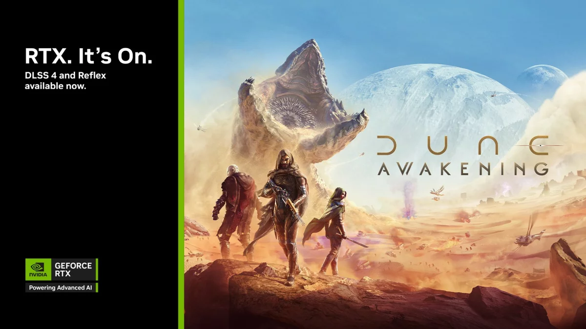 Dune: Awakening debiutuje z techniką DLSS 4. F1 25 wykorzystuje DLSS 4 oraz path tracing
