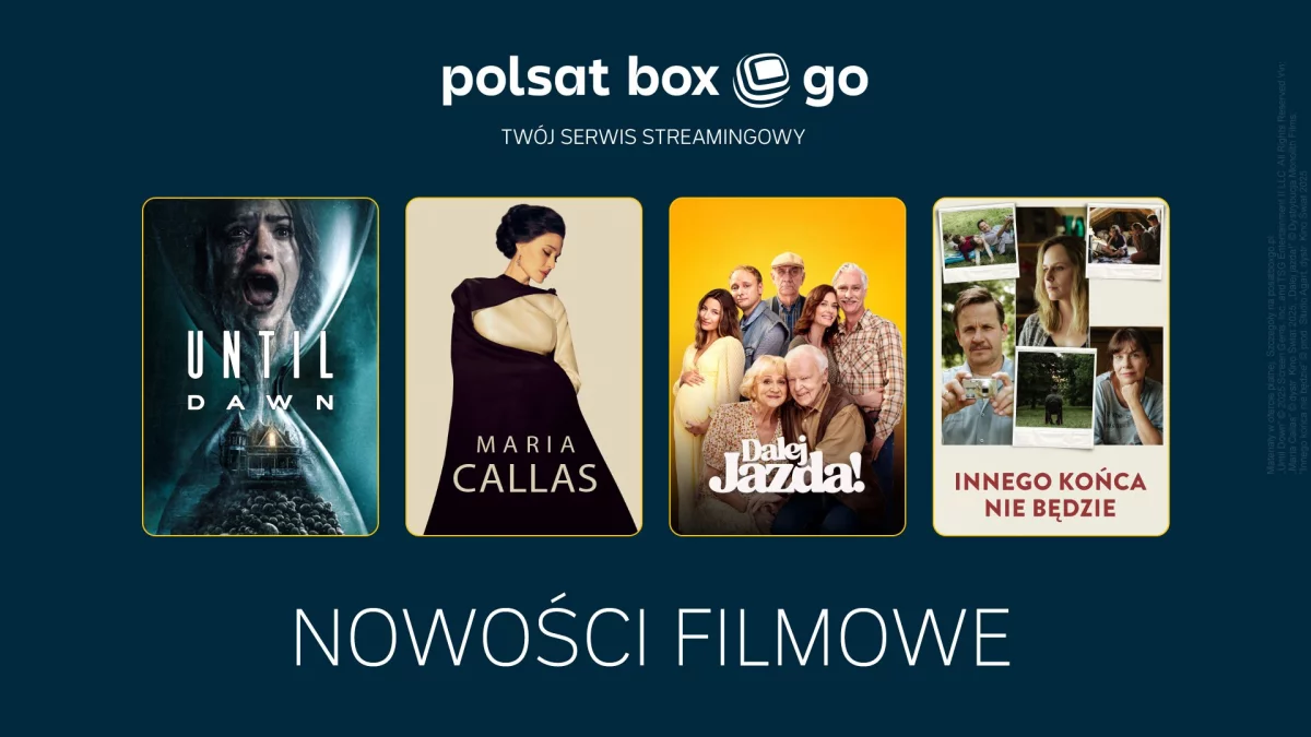 Queer, Maria Callas, Until Dawn oraz Innego końca nie będzie. Kolejne nagradzane filmy w Polsat Box Go