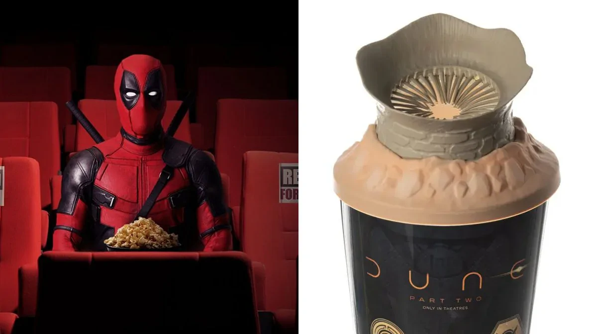 Kubki na popcorn z filmu Deadpool & Wolverine zainspirowane tymi z Diuny?  Można się tego spodziewać