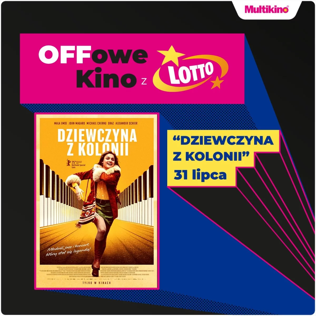 Dziewczyna z Kolonii 31 lipca w Multikinie