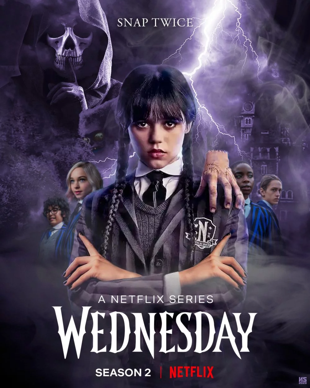 Wednesday - recenzja sezonu 2a! Serca mi brak