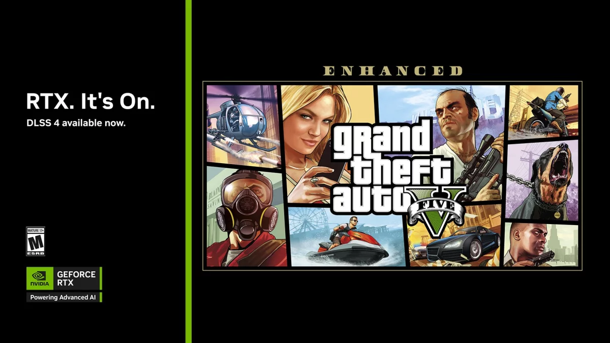 Technika DLSS 4 zwiększa płynność działania Grand Theft Auto V Enhanced, Senua's Saga: Hellblade II Enhanced, Titan Quest II oraz Supraworld
