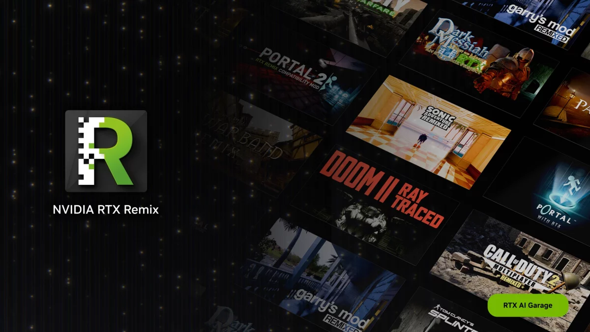 Klasyki w nowym świetle: moderzy zmieniają oblicze gier dzięki RTX Remix i AI
