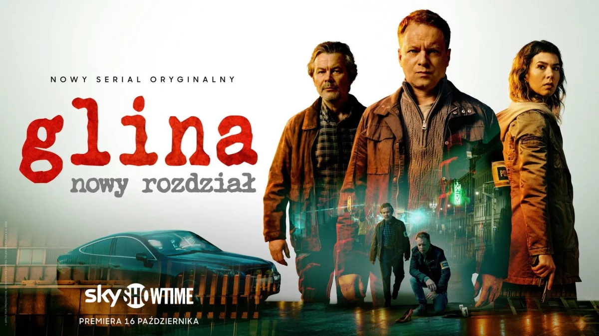 Kultowy Glina powraca. Nowy rozdział z Maciejem Stuhrem i Jackiem Braciakiem zadebiutuje na SkyShowtime