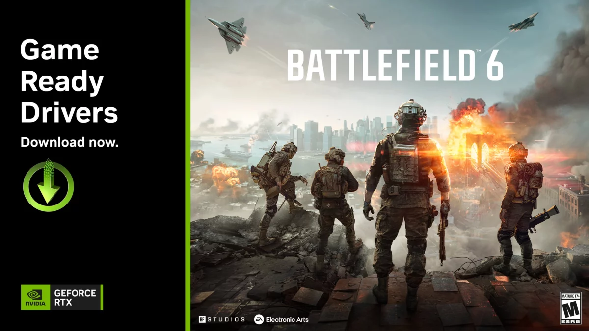 DLSS 4 w kolejnych grach. Sterownik Game Ready dla Battlefield 6