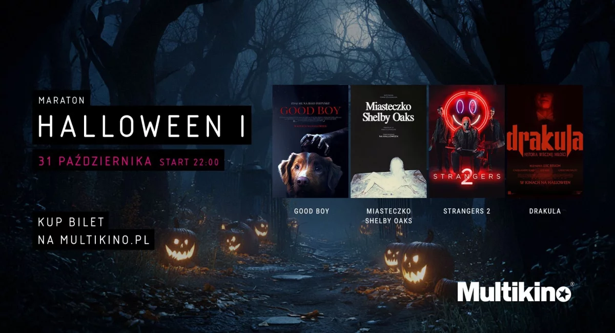 Maraton Halloween 2025 w Multikinie – dwa zestawy grozy w jedną noc!