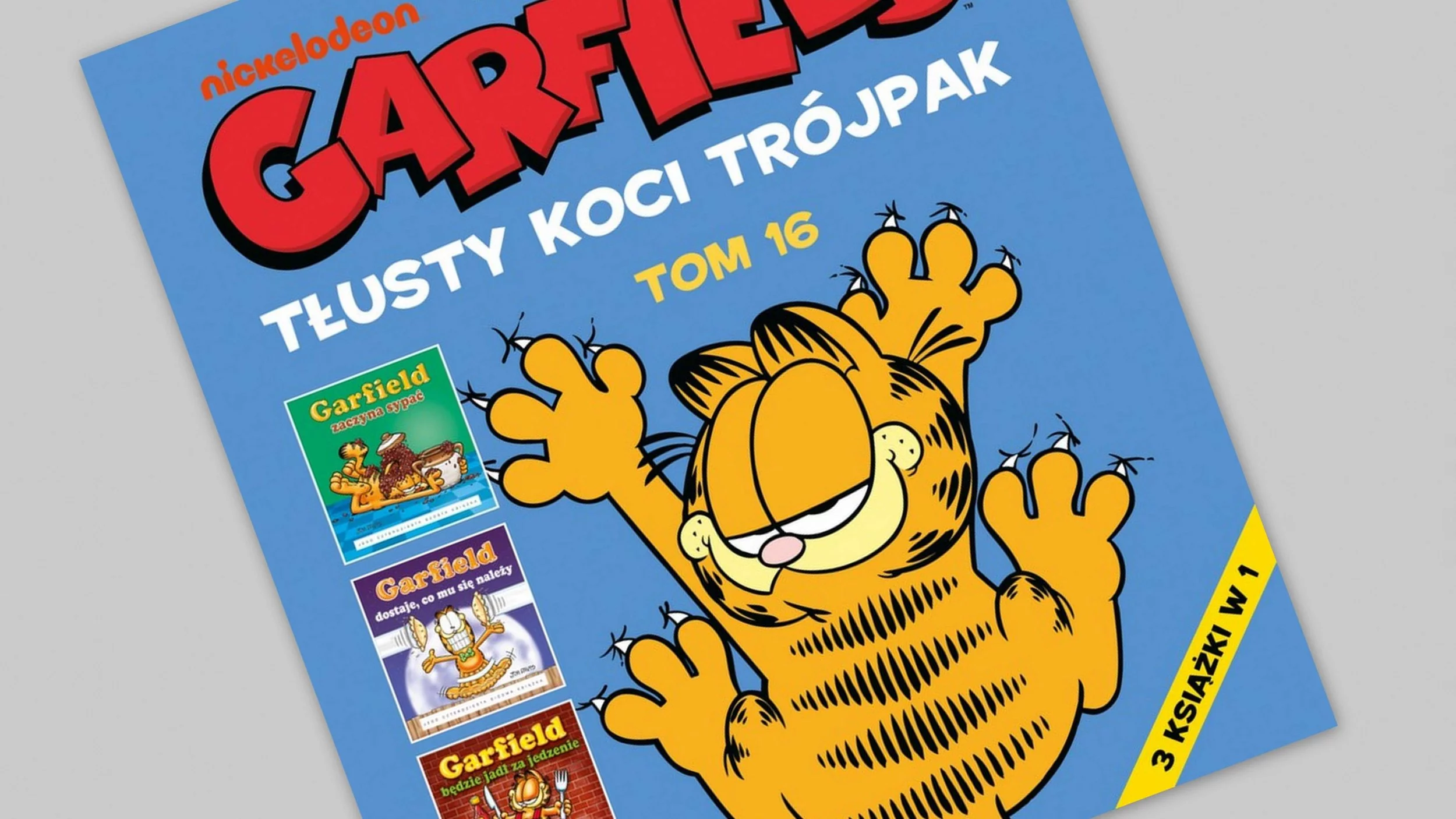 Garfield - Tłusty koci trójpak tom 16 - recenzja komiksu