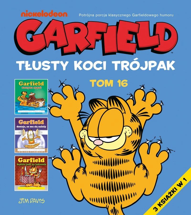 Garfield - Tłusty koci trójpak tom 16 - recenzja komiksu