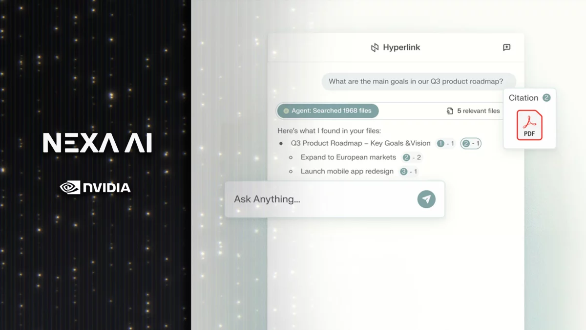 Hyperlink: lokalny agent AI od Nexa.ai do szybkiego przetwarzania danych na komputerach z kartami RTX