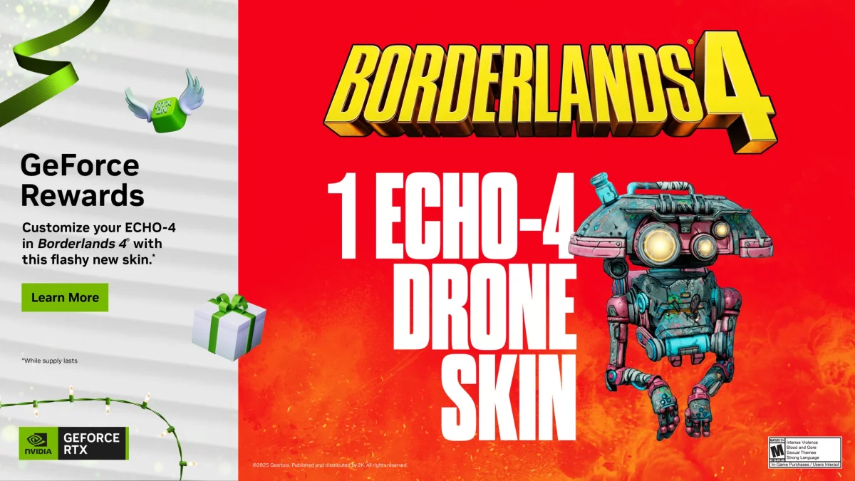 Kolejne gry z technikami RTX: Pizza Bandit, Aion 2, Davy x Jones. Darmowa skórka do Borderlands 4