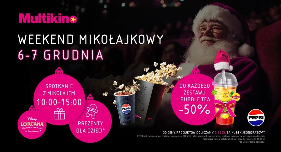 Spędź mikołajkowy weekend w Multikinie!