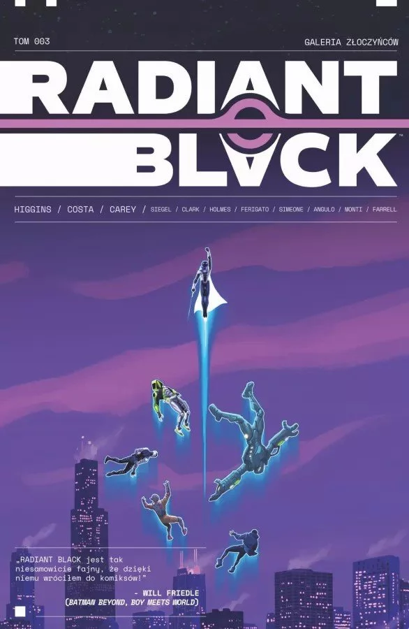 Radiant Black tom 3: Galeria złoczyńców - recenzja komiksu