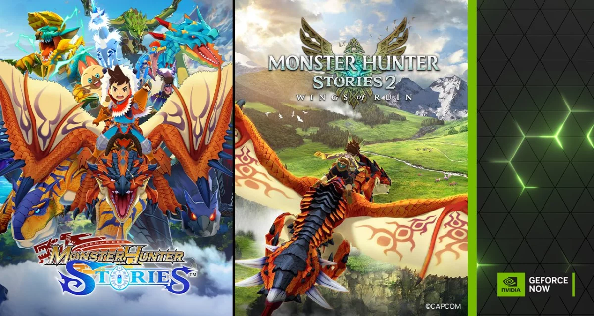GeForce NOW z 7 nowymi grami, w tym serią Monster Hunter Stories