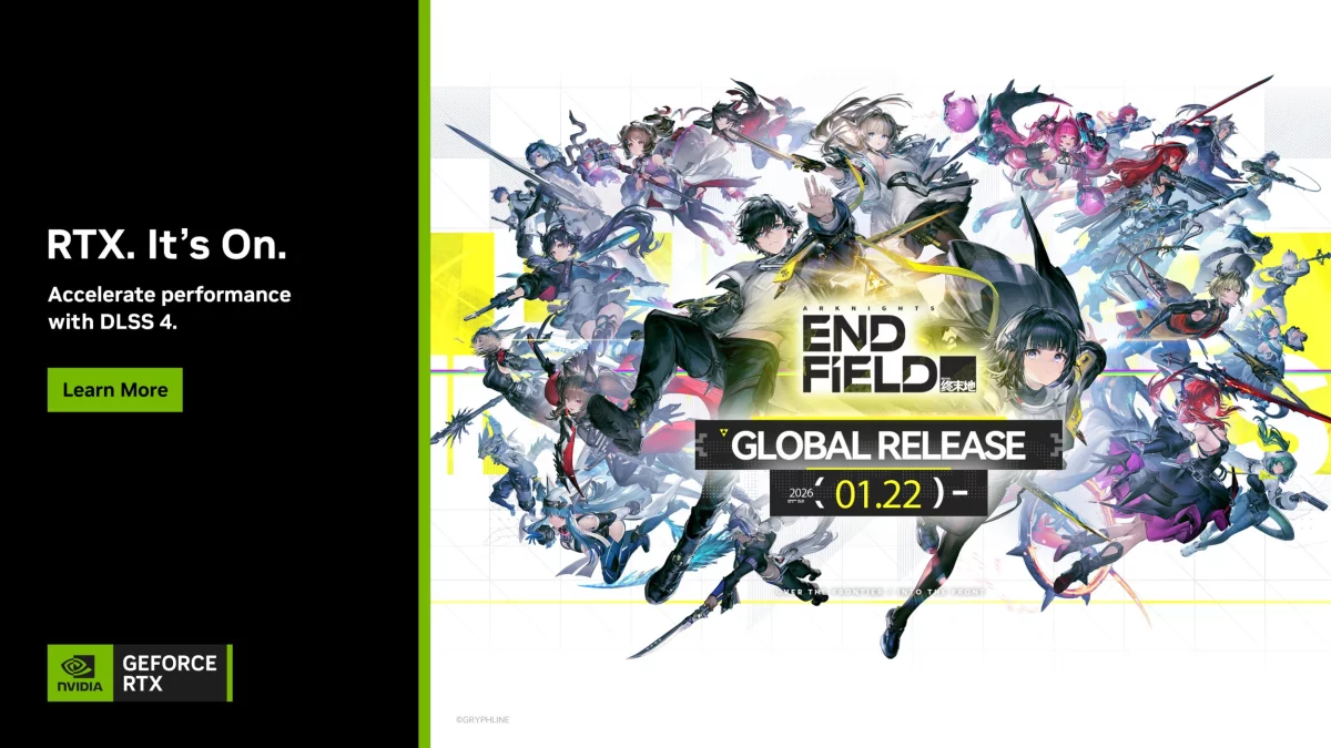 Arknights: Endfield, Styx: Blades of Greed oraz The Gold River Project ze wsparciem technik RTX