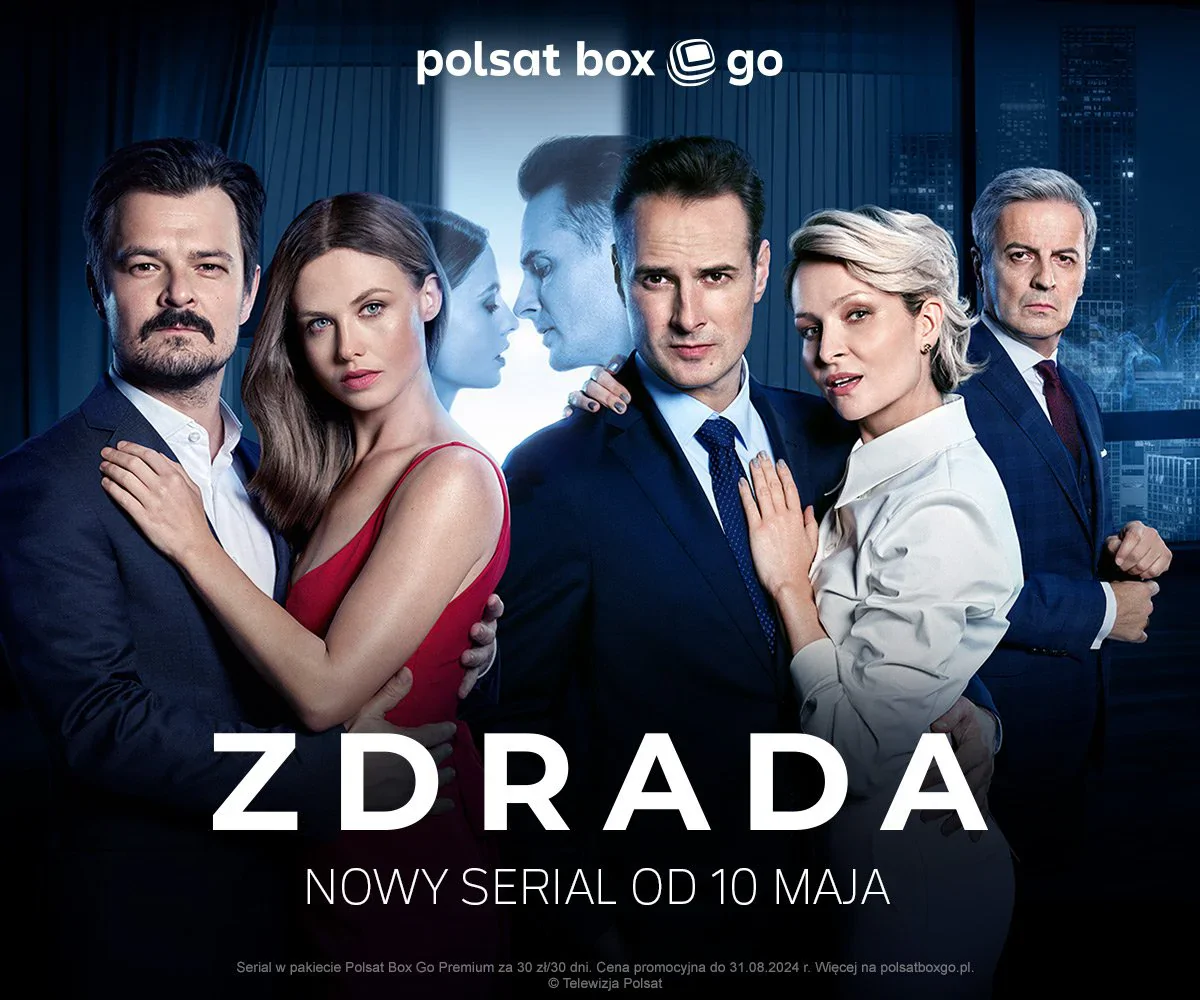 Zdrada,  thriller z motywem gorącego romansu, już w przyszłym miesiącu w Polsat Box Go