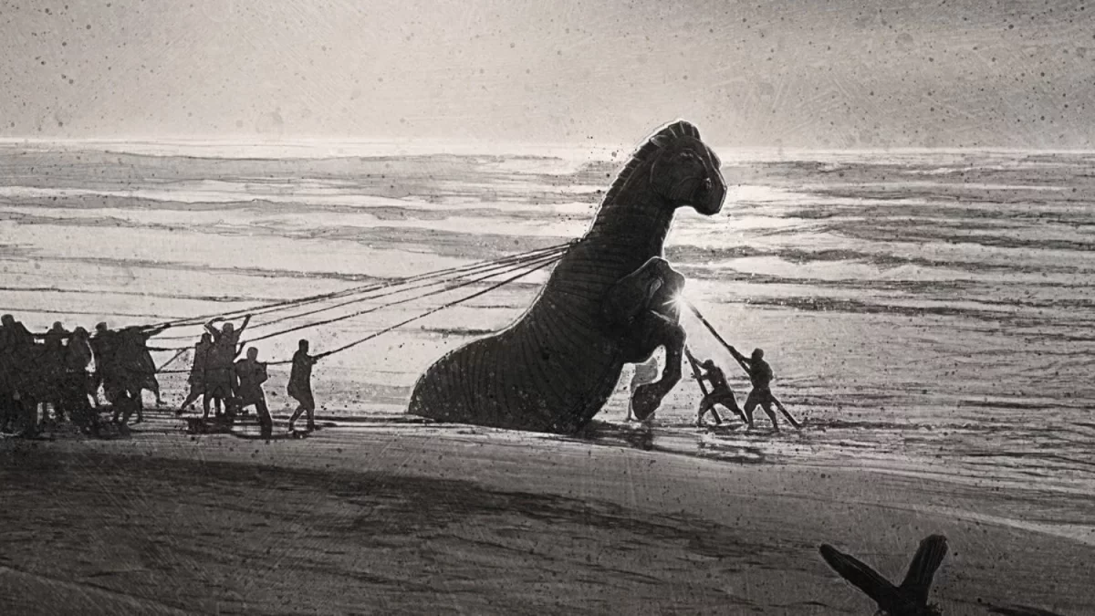 Odyseja nie obejdzie się bez konia trojańskiego. Widzowie zachwyceni