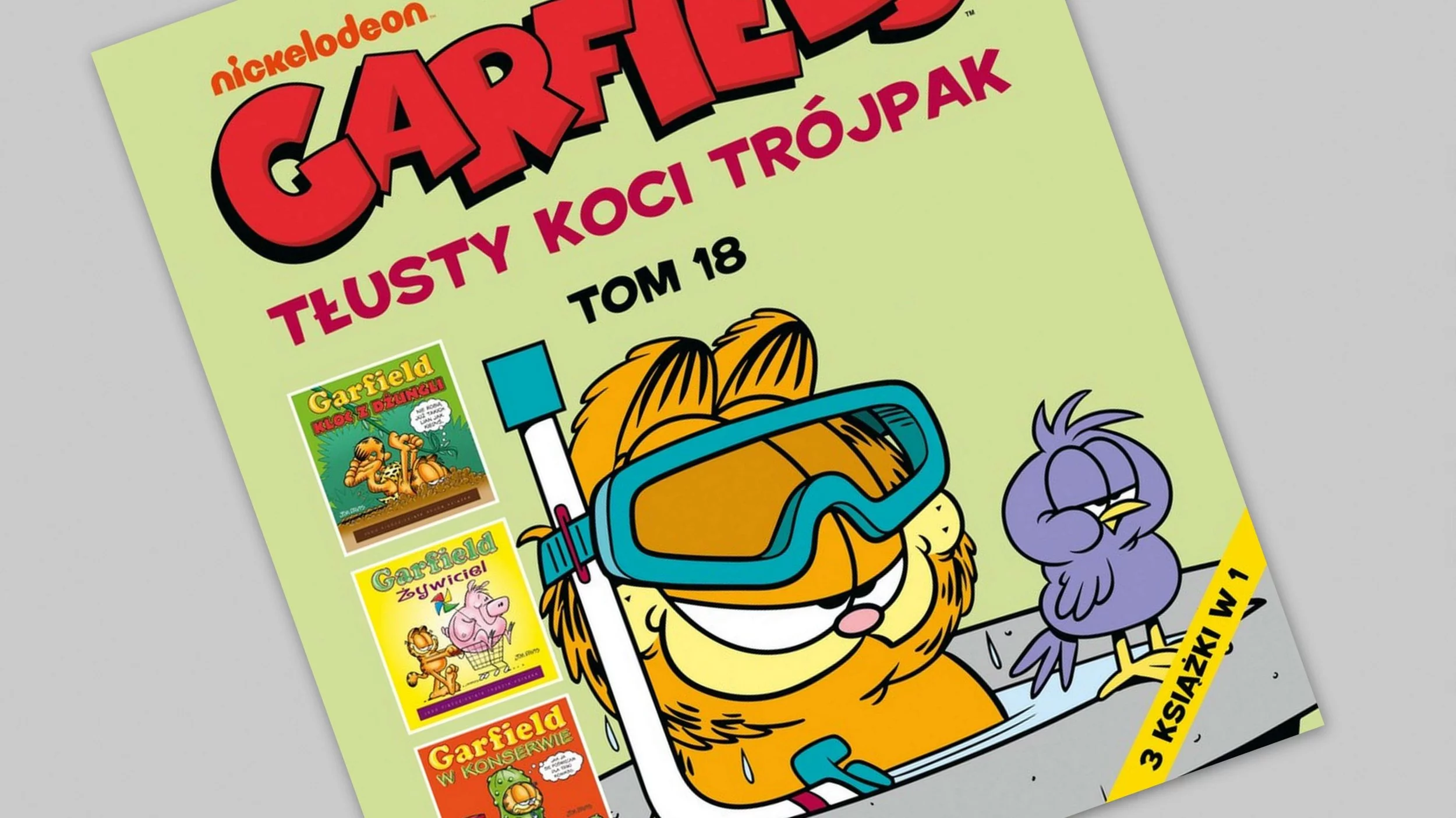 Garfield - Tłusty koci trójpak tom 18 - recenzja komiksu