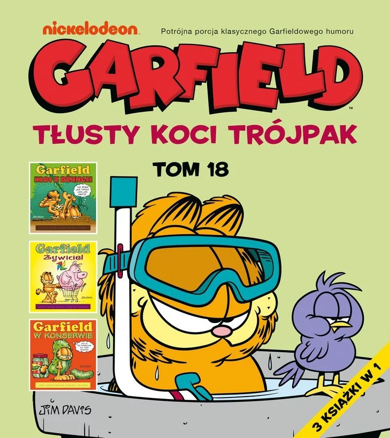 Garfield - Tłusty koci trójpak tom 18 - recenzja komiksu