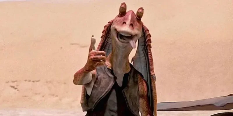 Filmowy Jar Jar Binks wspomina swój ulubiony moment z Mrocznego Widma