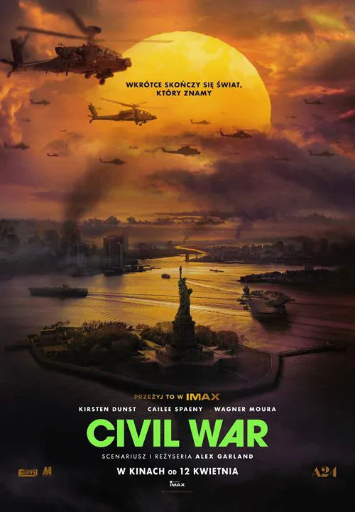 Civil War - recenzja filmu Alexa Garlanda! Szkiełko i oko