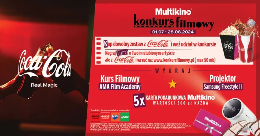 Konkurs filmowy z Coca-Cola w Multikino!