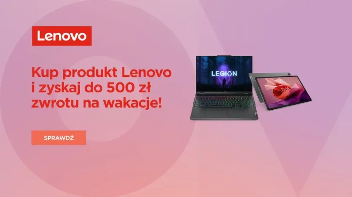 Wakacyjny cashback z Lenovo wystartował!