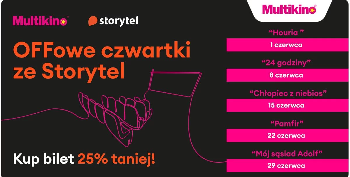 Czerwiec z OFFowymi czwartkami ze Storytel w Multikinie!