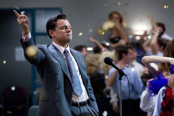 Leonardo DiCaprion w Wilku z Wall Street