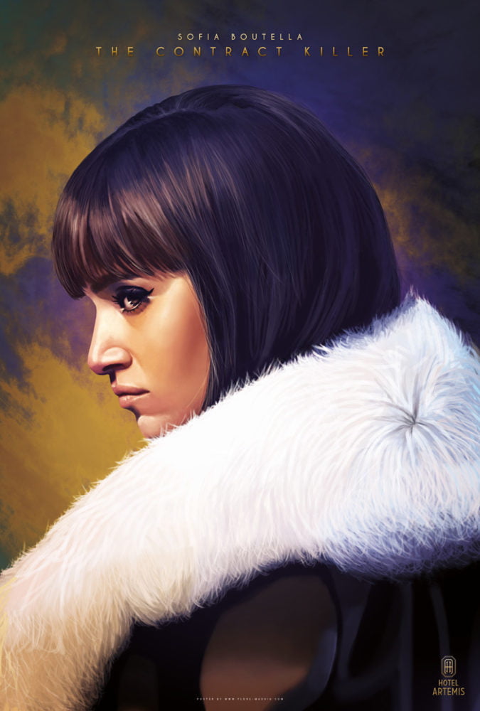 Plakat promujący film Hotel Artemis