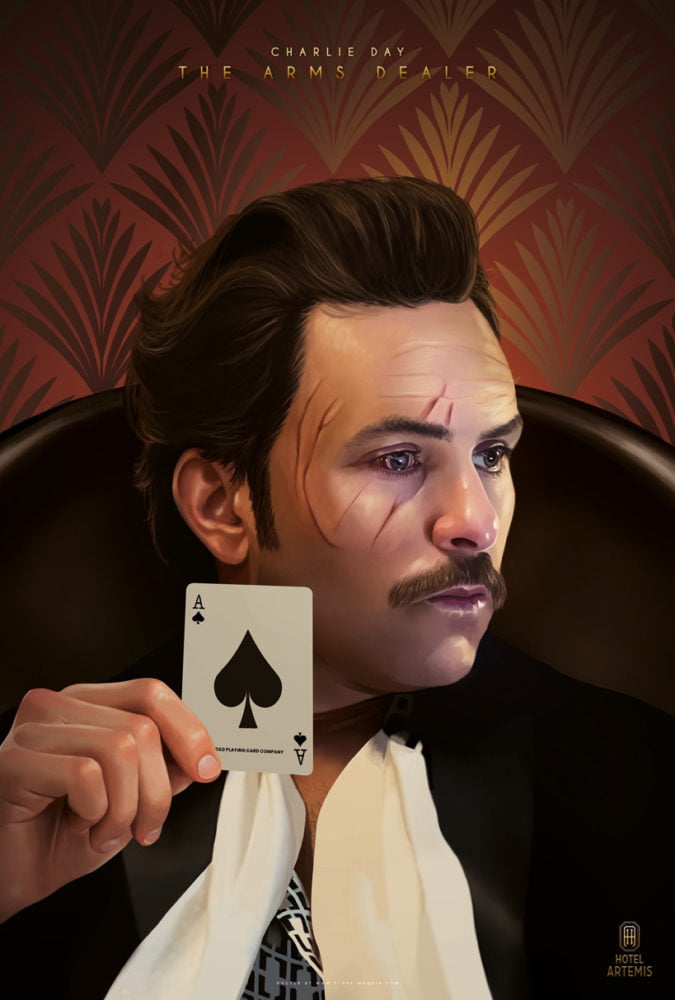 Plakat promujący film Hotel Artemis