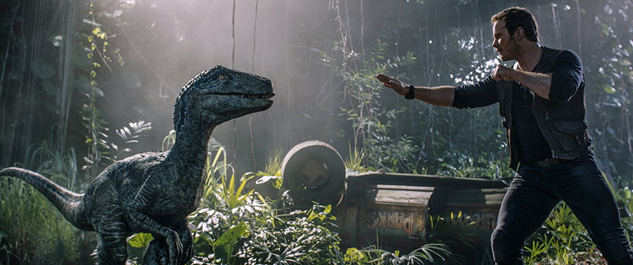 Kadr z filmu Jurassic World: Upadłe królestwo