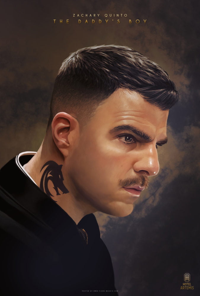 Plakat promujący film Hotel Artemis